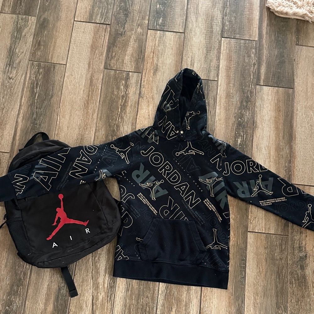 Jordan Hoodie and Backpack bundle